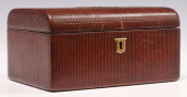 ENGLISH RIBBED LEATHER-CLAD JE