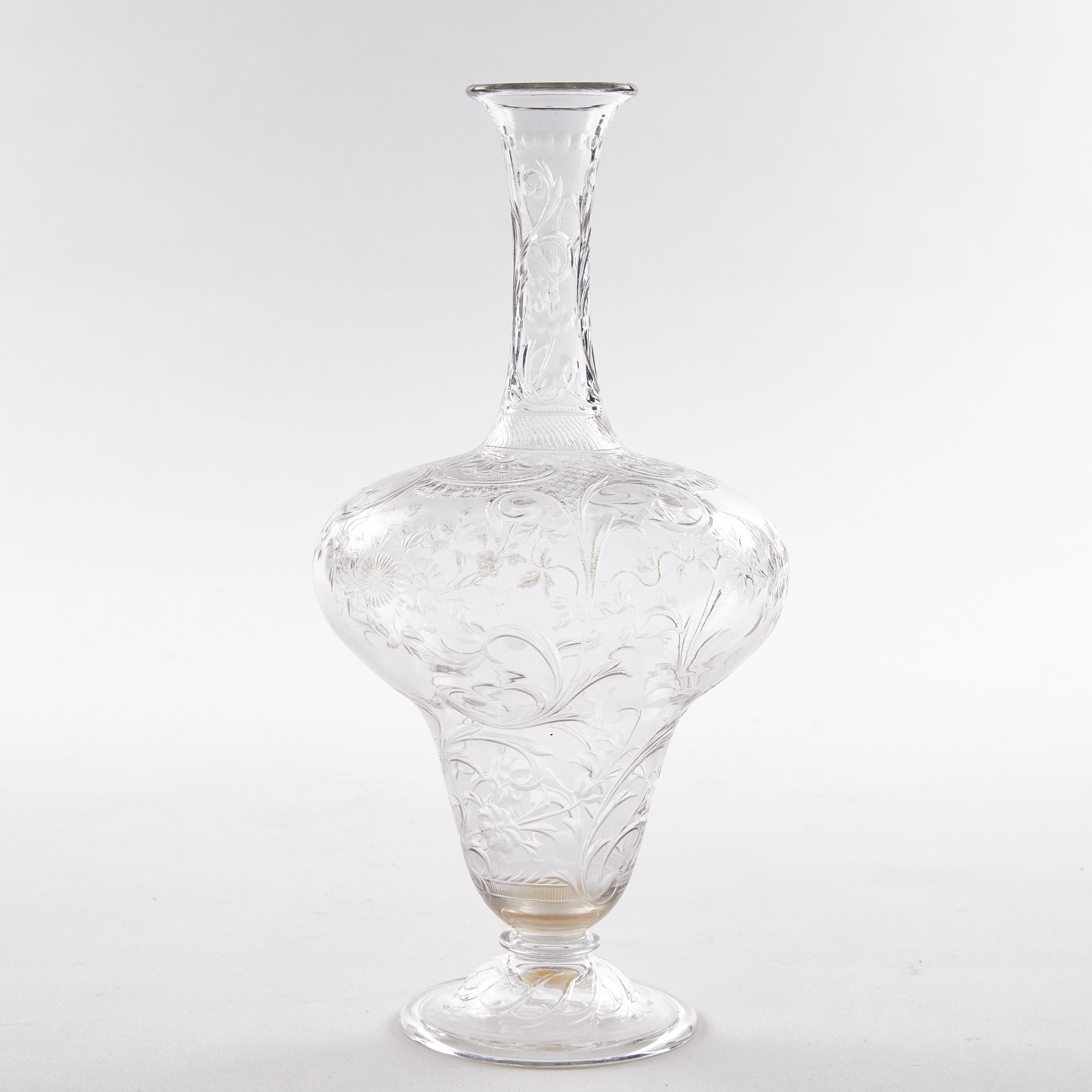 English 'Rock Crystal' Cut Glass