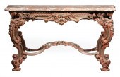 ENGLISH ROCOCO CAST IRON CONSO