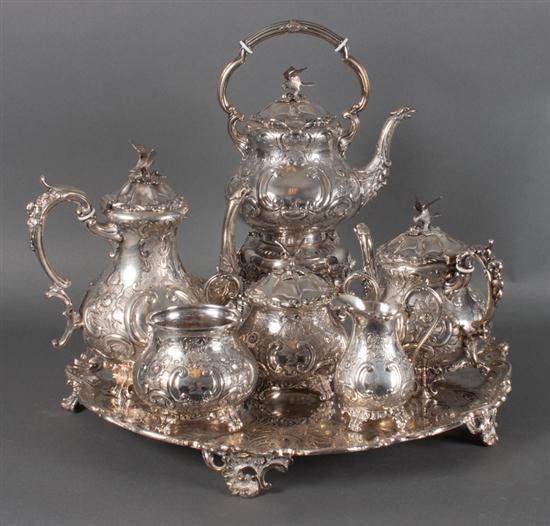 English Rococo Revival silver