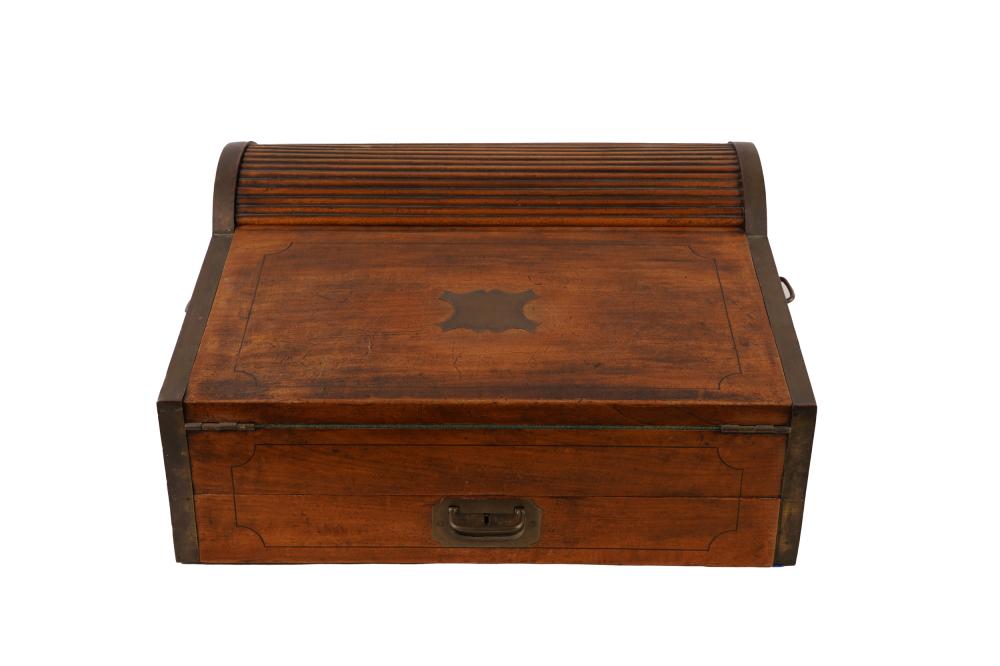ENGLISH ROLL-TOP LAP DESKthe