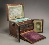 ENGLISH ROSEWOOD AND MOTHER-OF