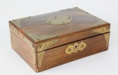 ENGLISH ROSEWOOD BRASS BOUND J