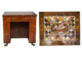 ENGLISH ROSEWOOD DESK WITH PIE