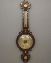 ENGLISH ROSEWOOD WHEEL BAROMET