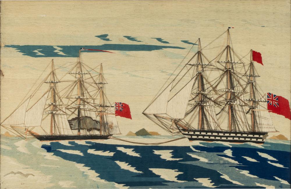 ENGLISH SAILOR'S WOOLWORK