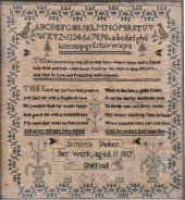 ENGLISH SAMPLER DATED 1859 WRO
