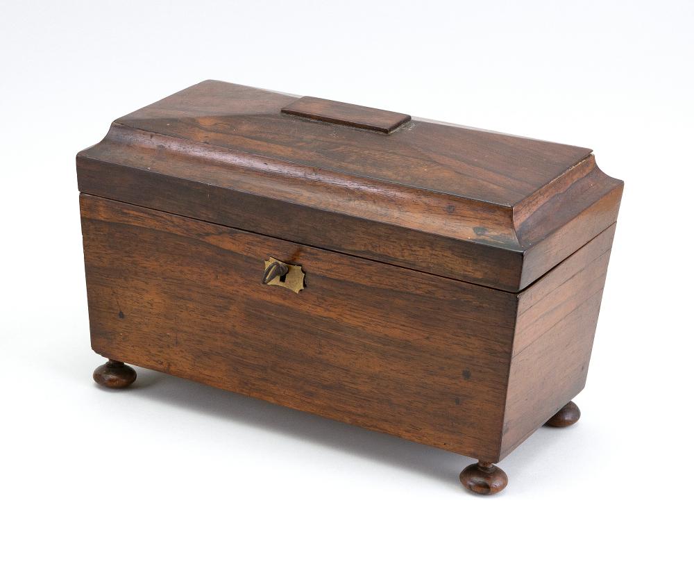 ENGLISH SARCOPHAGUS-FORM ROSEWOOD