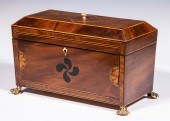 ENGLISH SARCOPHAGUS FORM TEA C