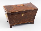 ENGLISH SARCOPHAGUS-FORM TEA C