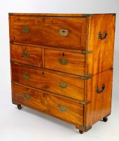 ENGLISH SATINWOOD BRASS BOUND