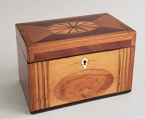 ENGLISH SATINWOOD FAN INLAID SINGLE