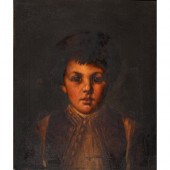 English School, 19th c - Portr