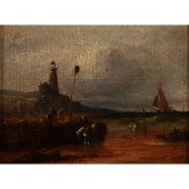 English School, 19th c - Fishe