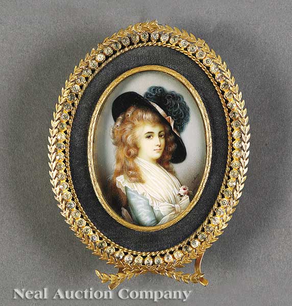 English School 19th c. "Lady