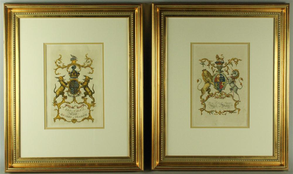 ENGLISH SCHOOL A PAIR OF COAT OF