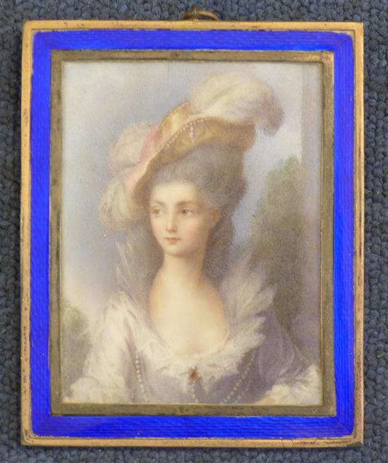 English School c.1900 oil on