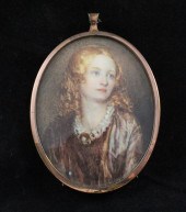 English School c.1900 oil on i