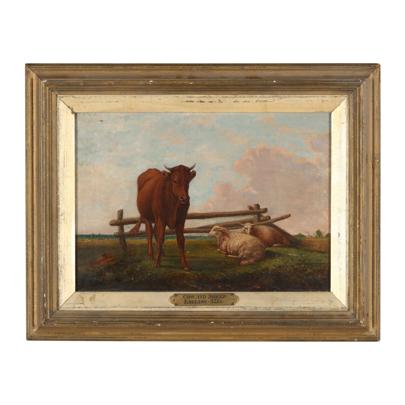 ENGLISH SCHOOL (CIRCA 1900),  COW
