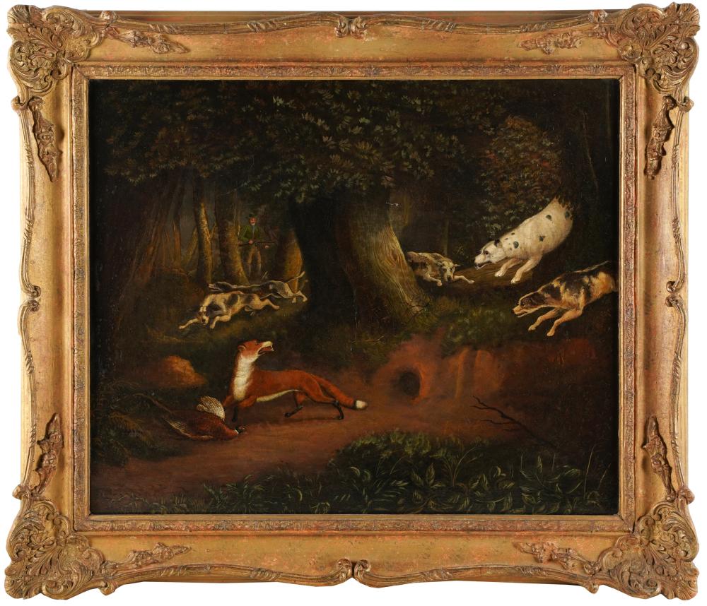 ENGLISH SCHOOL: FOX HUNToil on