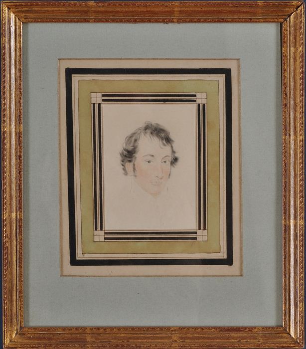 ENGLISH SCHOOL: HEAD OF A MAN