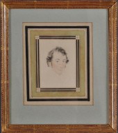 ENGLISH SCHOOL: HEAD OF A MAN