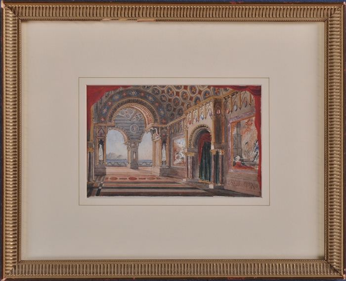 ENGLISH SCHOOL: INTERIOR VIEW OF