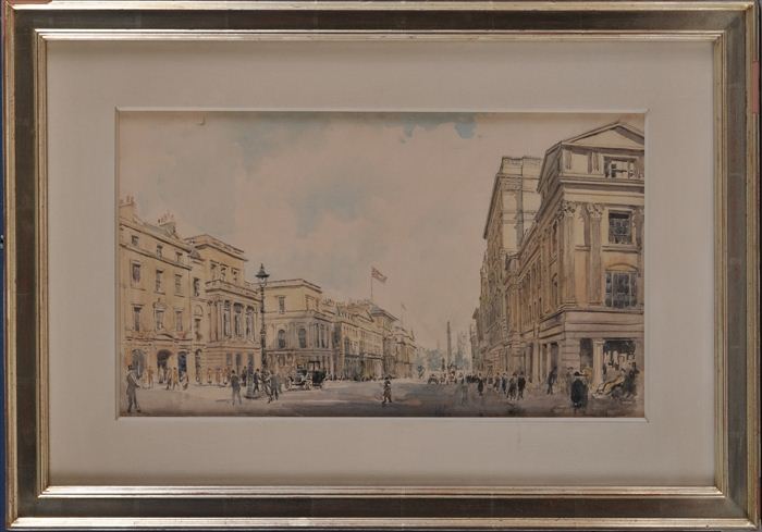ENGLISH SCHOOL: LONDON STREET SCENE
