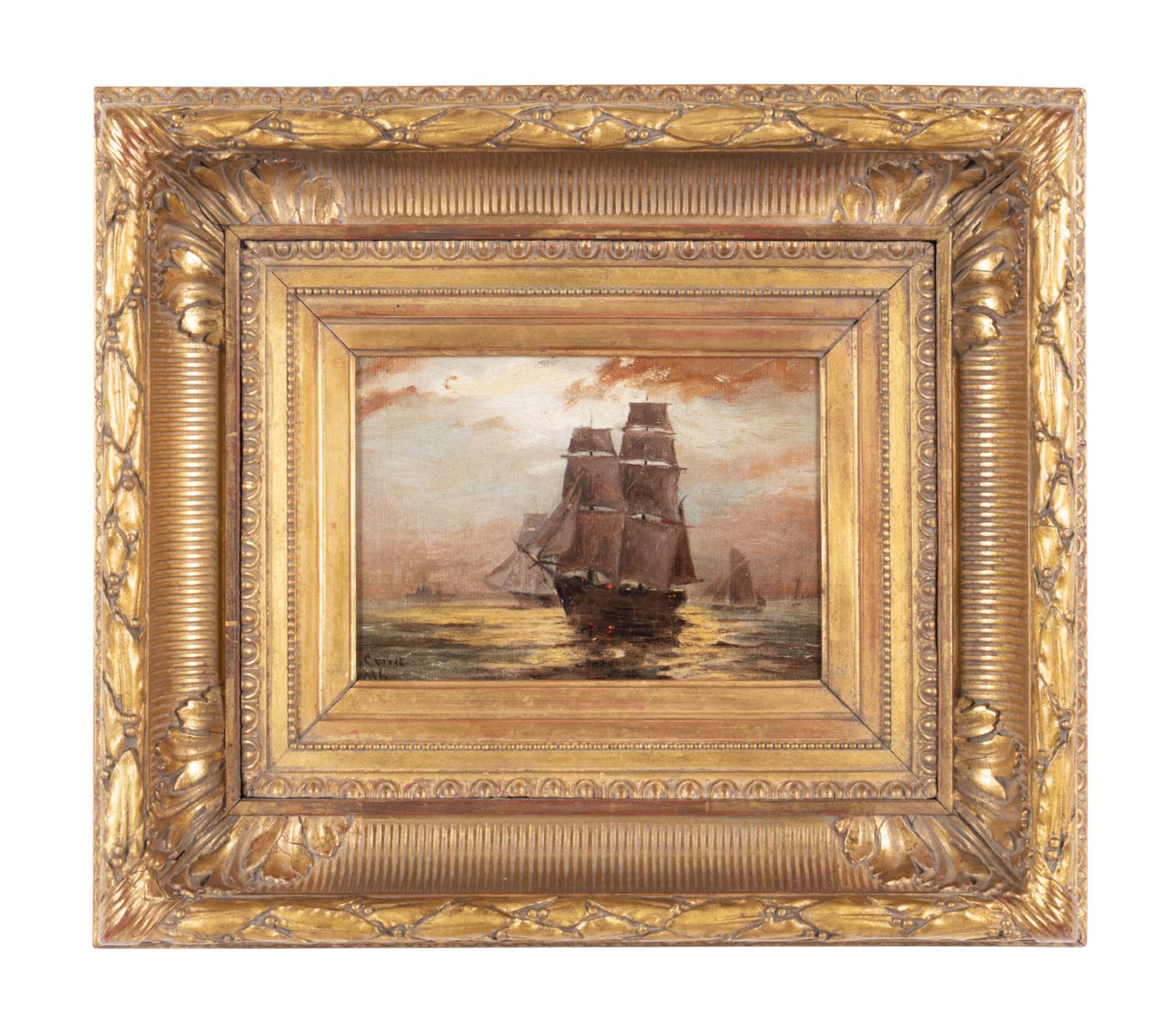 ENGLISH SCHOOL MARITIME SCENE O/C -