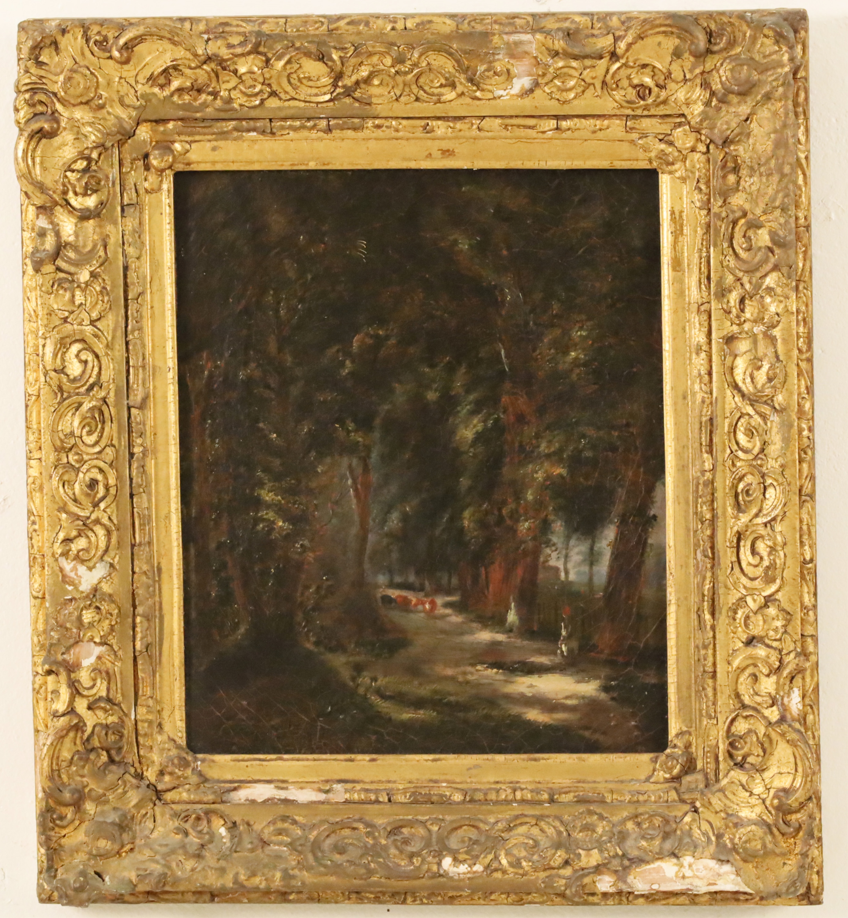 ENGLISH SCHOOL OIL ON CANVAS