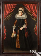 ENGLISH SCHOOL OIL ON PANEL PO