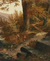 ENGLISH SCHOOL OIL PAINTING CH