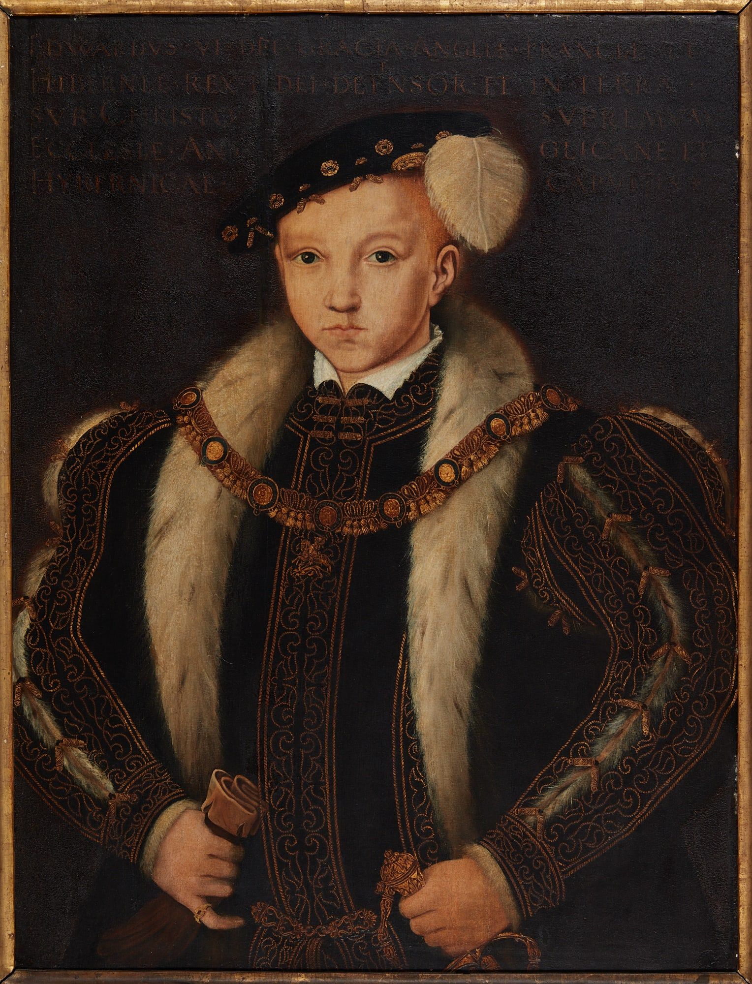 ENGLISH SCHOOL, PORTRAIT OF KING
