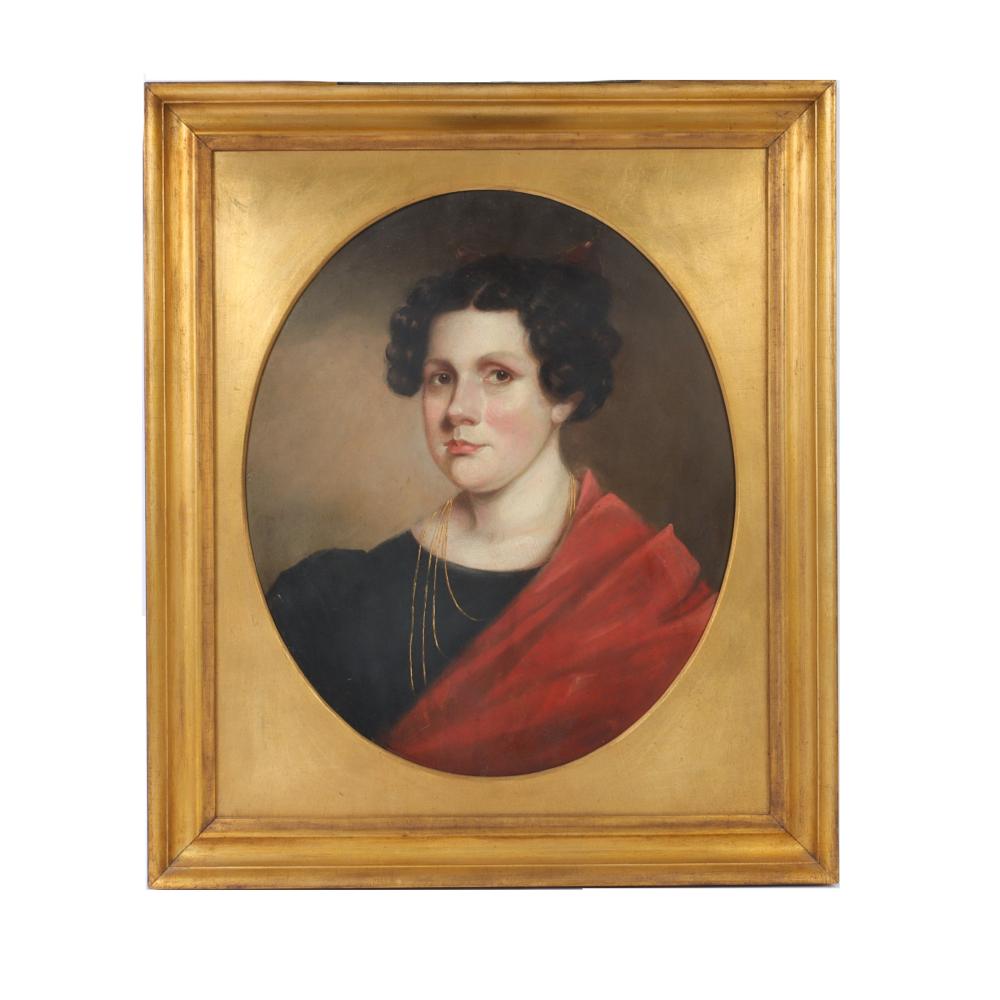 ENGLISH SCHOOL REGENCY PORTRAIT