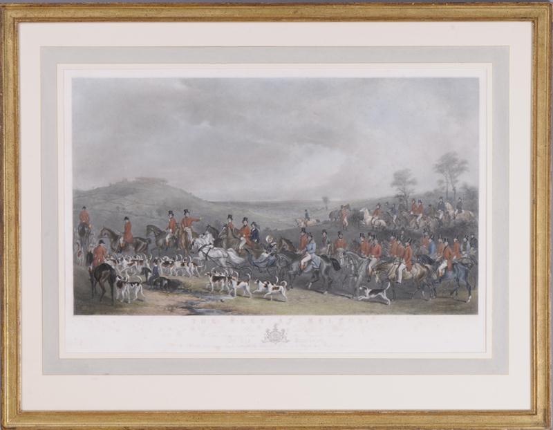 ENGLISH SCHOOL: SIX VARIOUS HUNTING