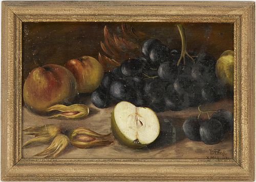 ENGLISH SCHOOL, STILL LIFE WITH CUT