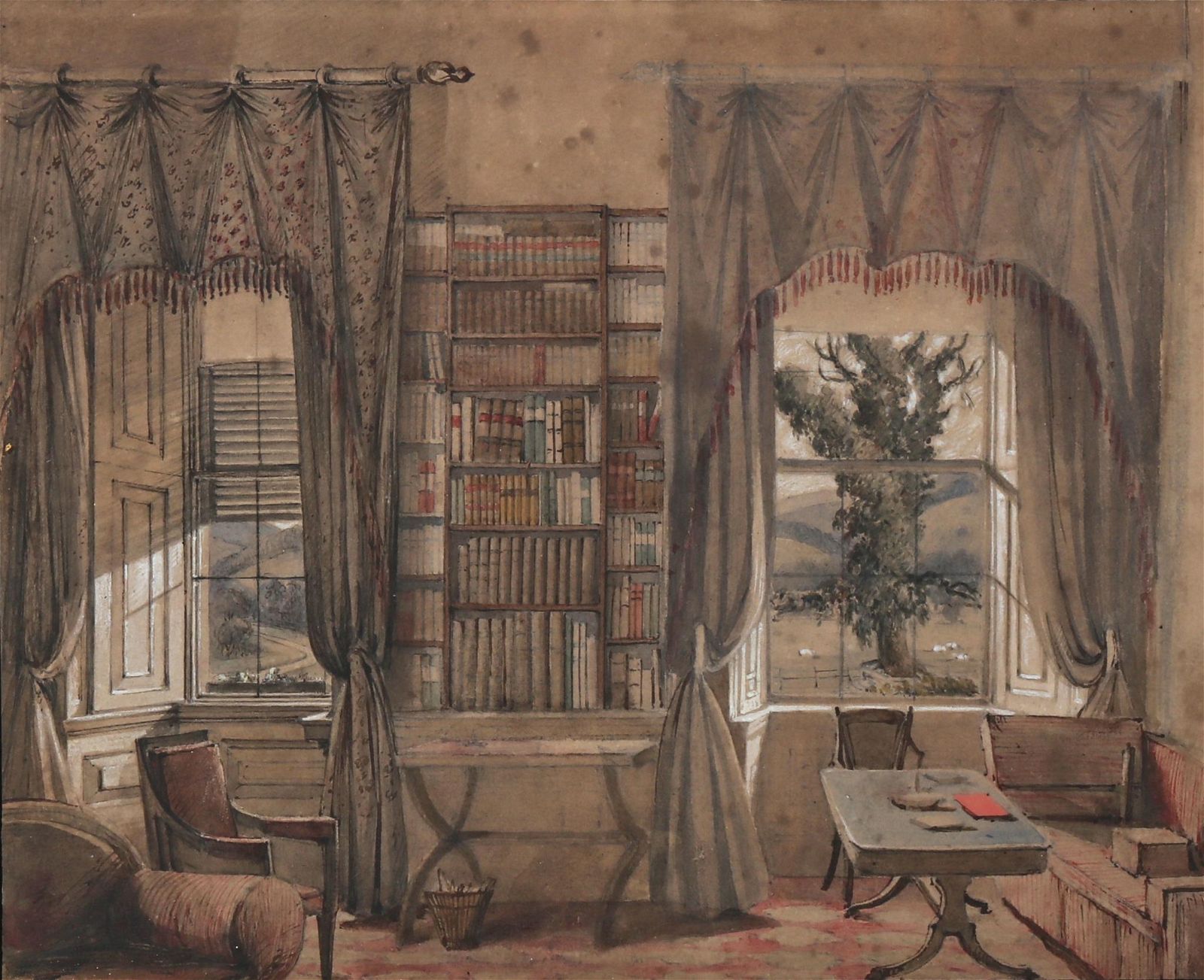 ENGLISH SCHOOL, STUDY OF AN
