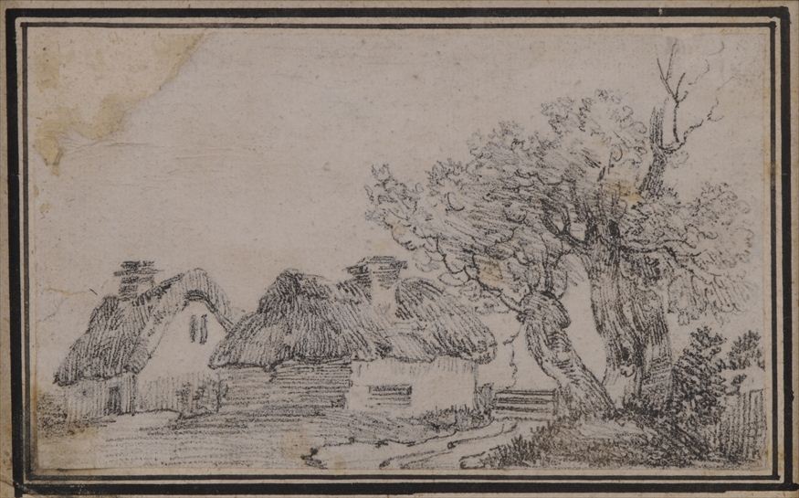 ENGLISH SCHOOL: THATCHED COTTAGE