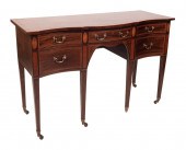 ENGLISH SERPENTINE SIDEBOARD C
