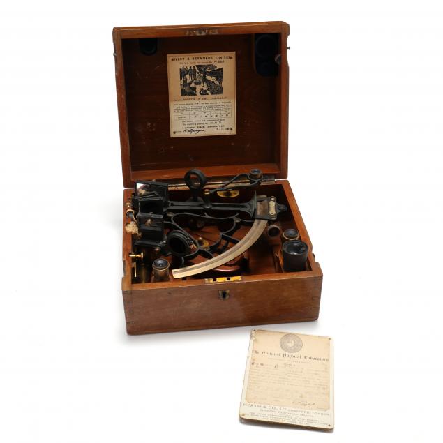 ENGLISH SEXTANT IN CASE WITH 