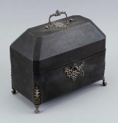 ENGLISH SHARKSKIN-COVERED TEA