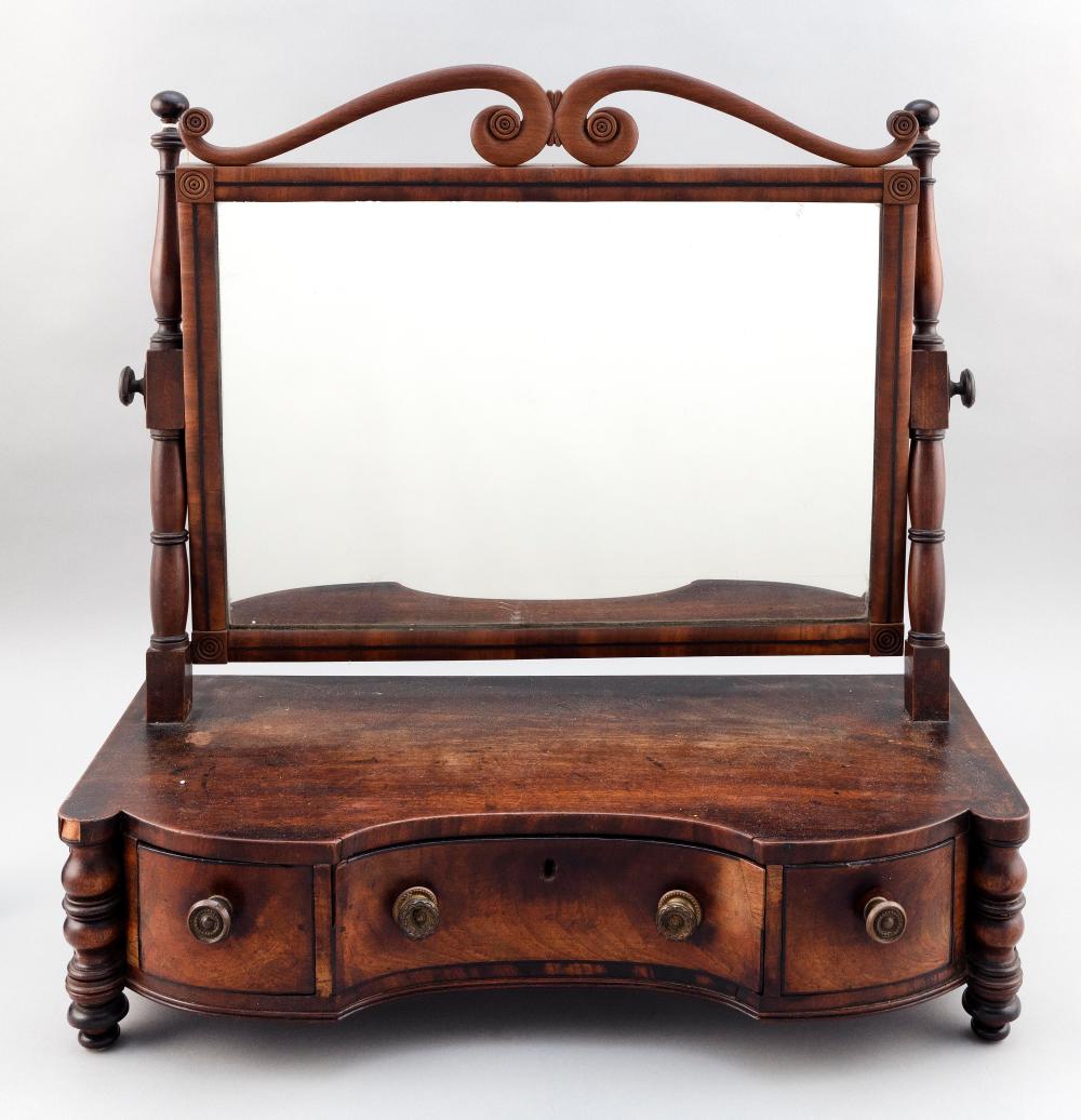 ENGLISH SHAVING MIRROR EARLY 19TH