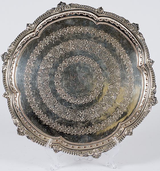 English Sheffield Plate Tray