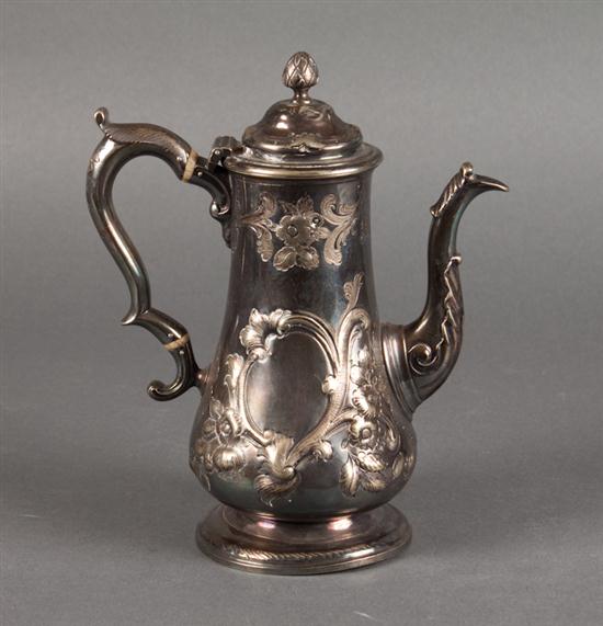 English Sheffield silver repousse