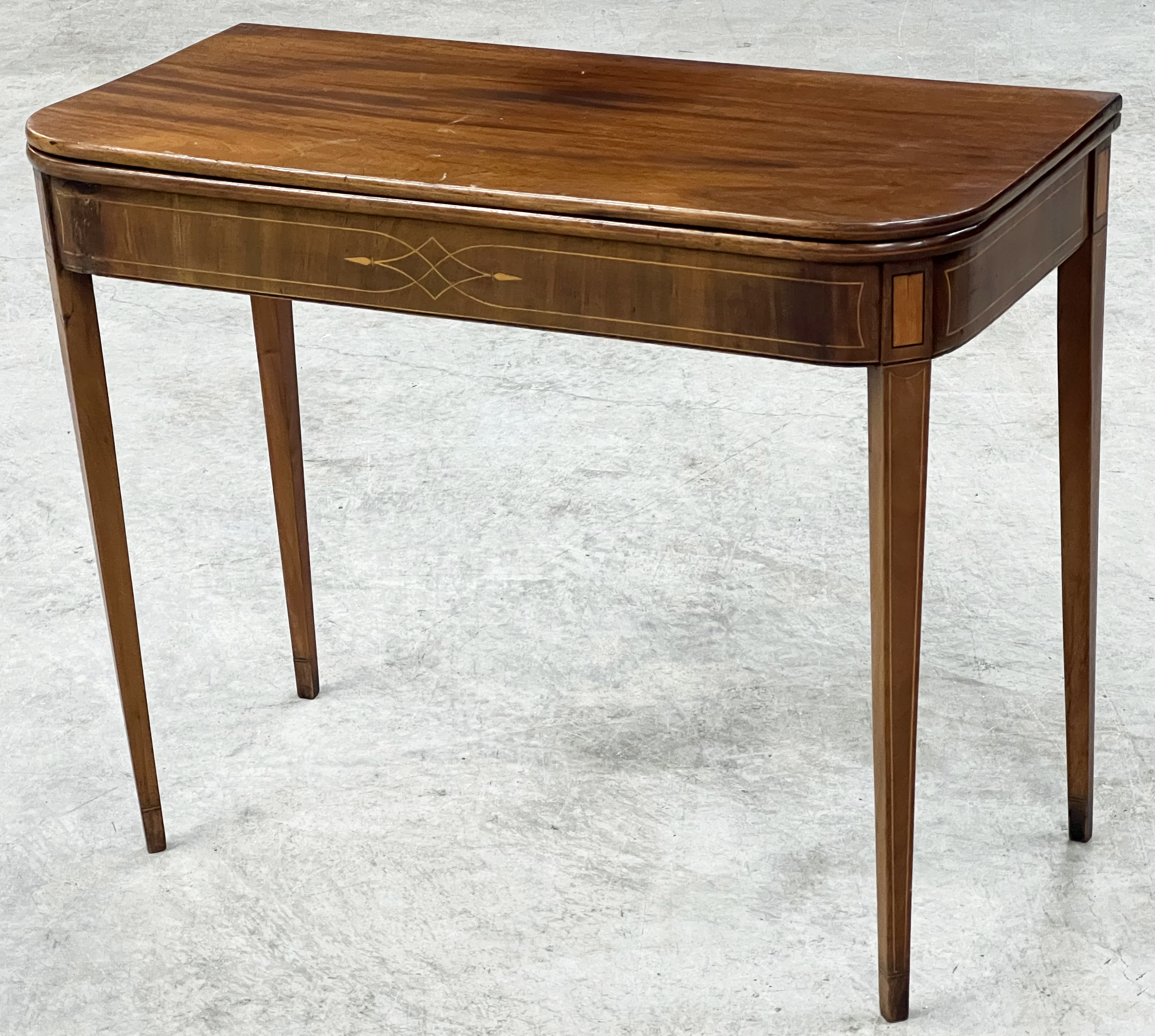 ENGLISH SHERATON INLAID GAME