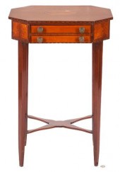 ENGLISH SHERATON INLAID SEWING