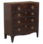 ENGLISH SHERATON MAHOGANY CHES