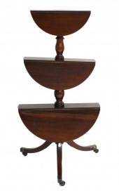 ENGLISH SHERATON MAHOGANY DUMB