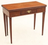 ENGLISH SHERATON MAHOGANY FLIP