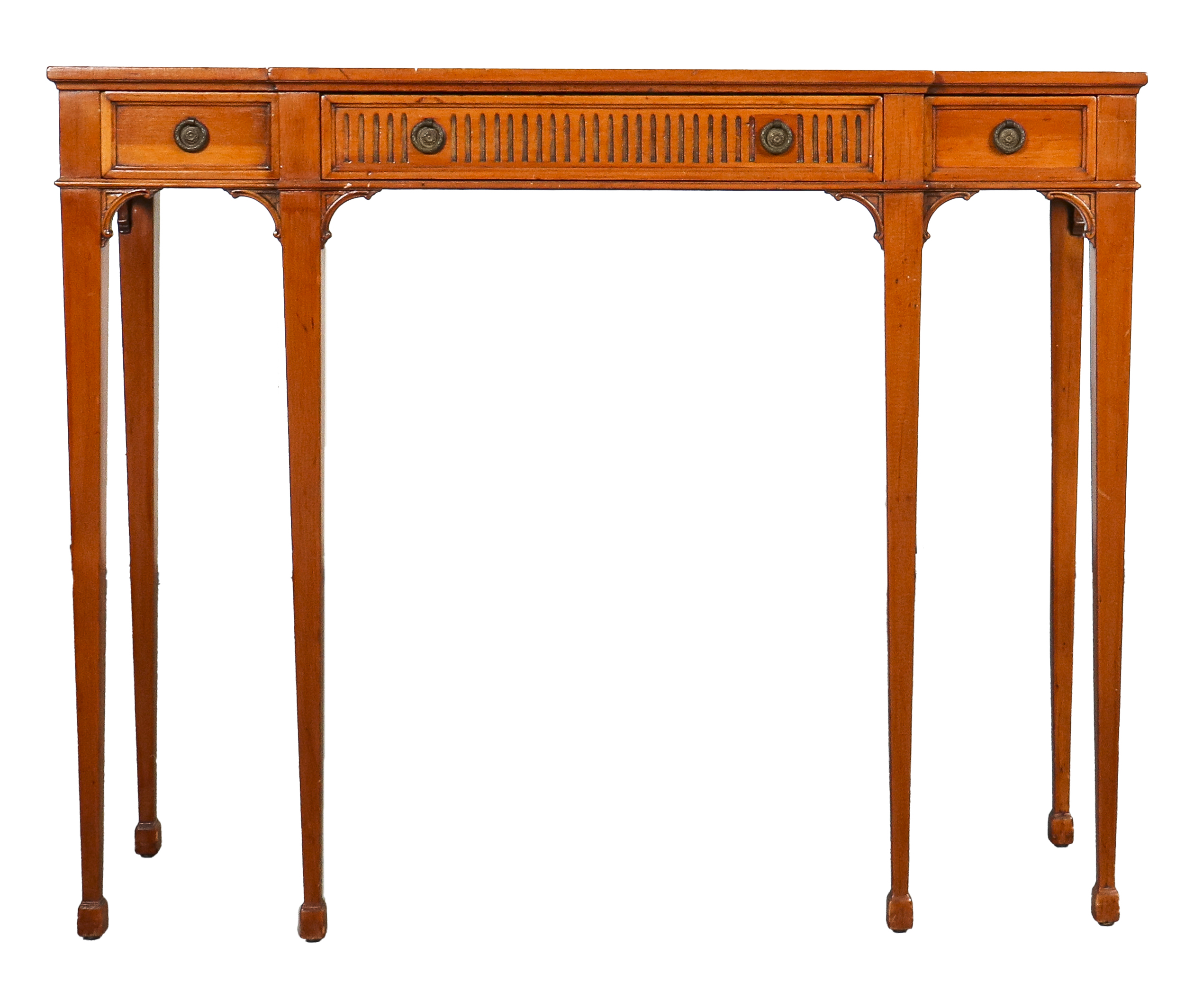 ENGLISH SHERATON MANNER CONSOLE